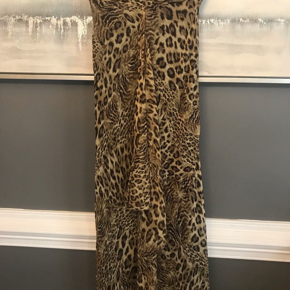 Leopard print evening maxi dress - Picture 3 of 4